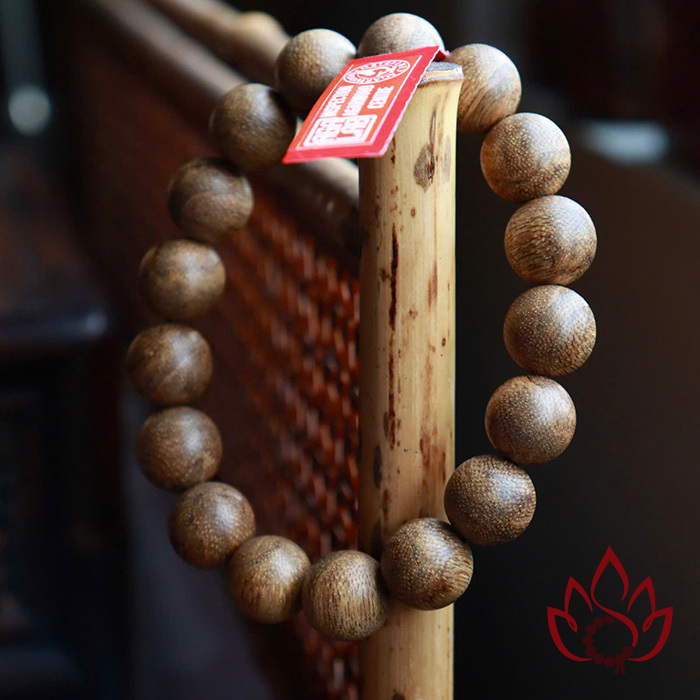 Vòng Trầm Hương Hạt Tròn | 12 Ly | Trầm Tốc Banh Tự Nhiên